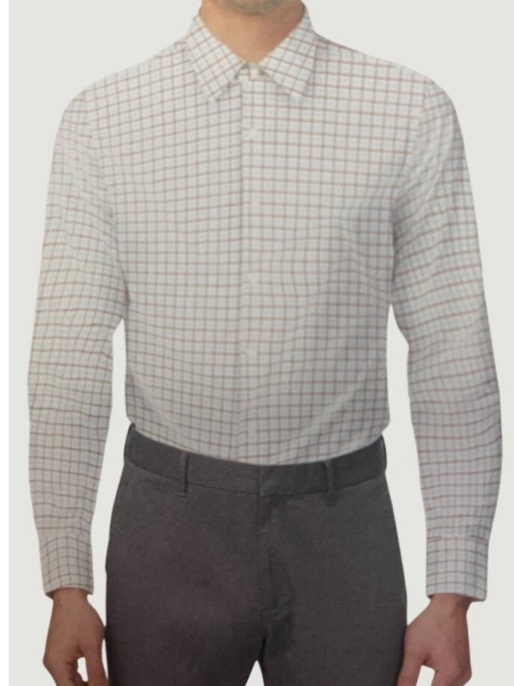 Brand NWT Bonobos Men’s Slim Fit Button-Down Tech Dress Shirt, red size Large